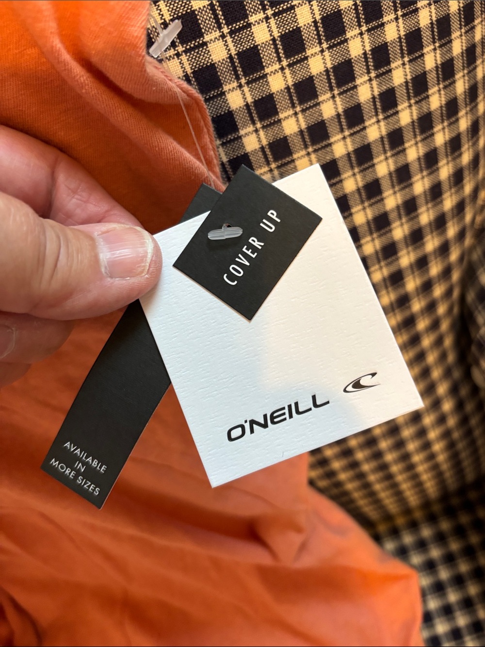 O'Neill Orange Lightweight Cover-Up